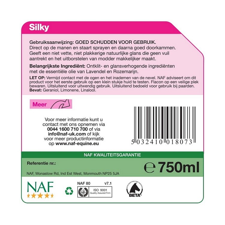 NAF Silky Mane & Tail 2.5L