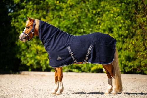 DKR Wolldecke mit Halsteil MINI Deluxe - Spezial für kleines Ponies